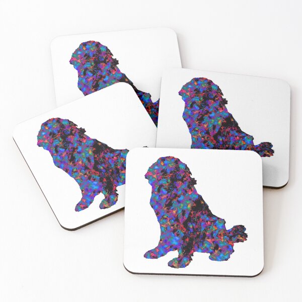 Item preview, Newfoundland Dog Colorful designed and sold by Moonyflower.