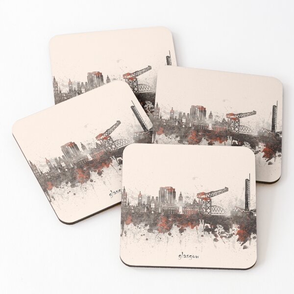 Item preview, glasgow skyline designed and sold by BekimART2.