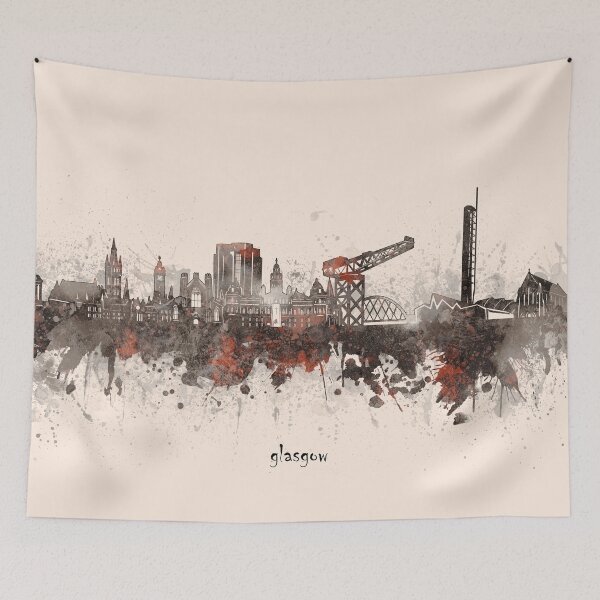 Artikelvorschau, Glasgow Skyline entworfen und verkauft von BekimART2.