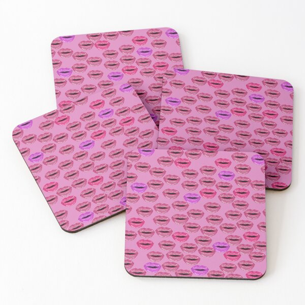 Item preview, Pink lips pattern designed and sold by Edekad.