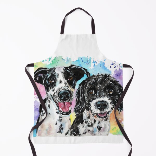 Item preview, Duo of Watercolour Dogs designed and sold by SaltySerenity.