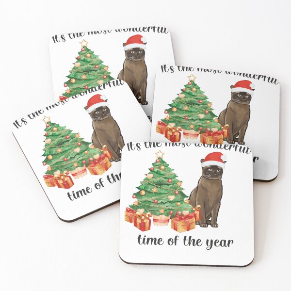 Item preview, Cat Christmas Most Wonderful Time Burmese Cat Lover designed and sold by Catherine8899.
