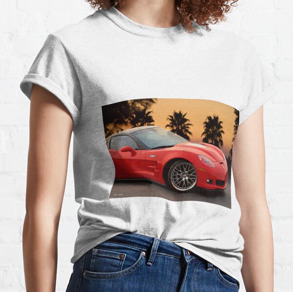  C6 Corvette Ladies Rhinestone T Shirt