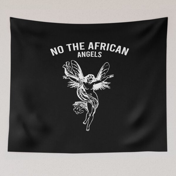 Item preview, No the African Angels (White Arched Variant) designed and sold by HeyFellowKids.