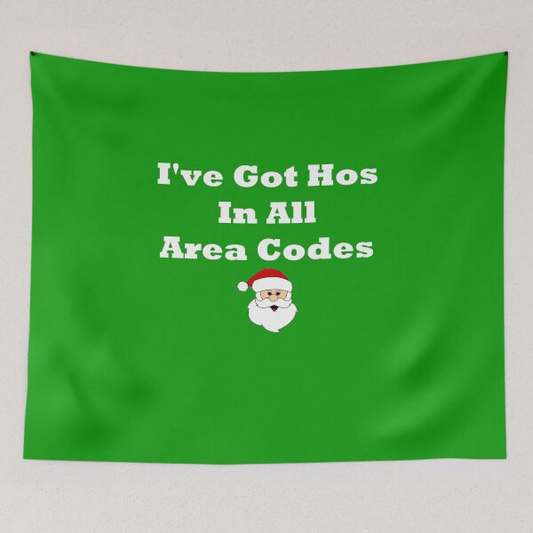 Item preview, Santa I Got Hos In All Area Codes - Ugly Christmas designed and sold by CoolApparelShop.