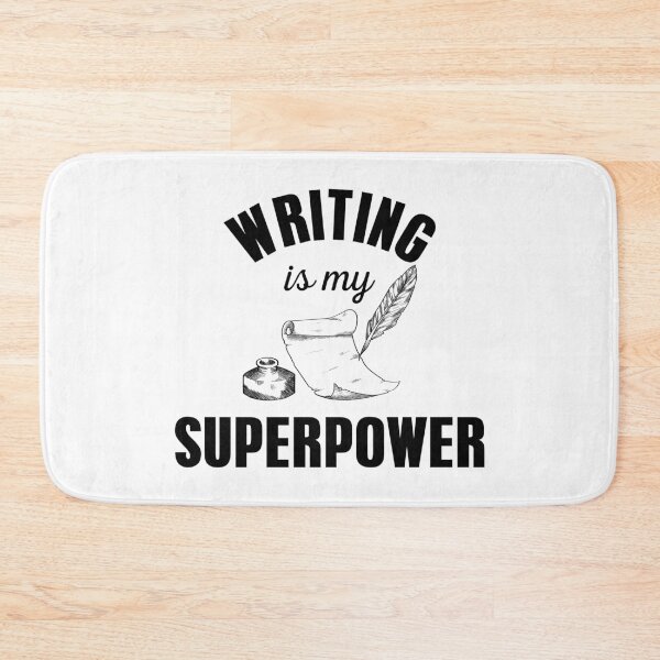 Item preview, Writing is My Superpower designed and sold by Mariano Topno.