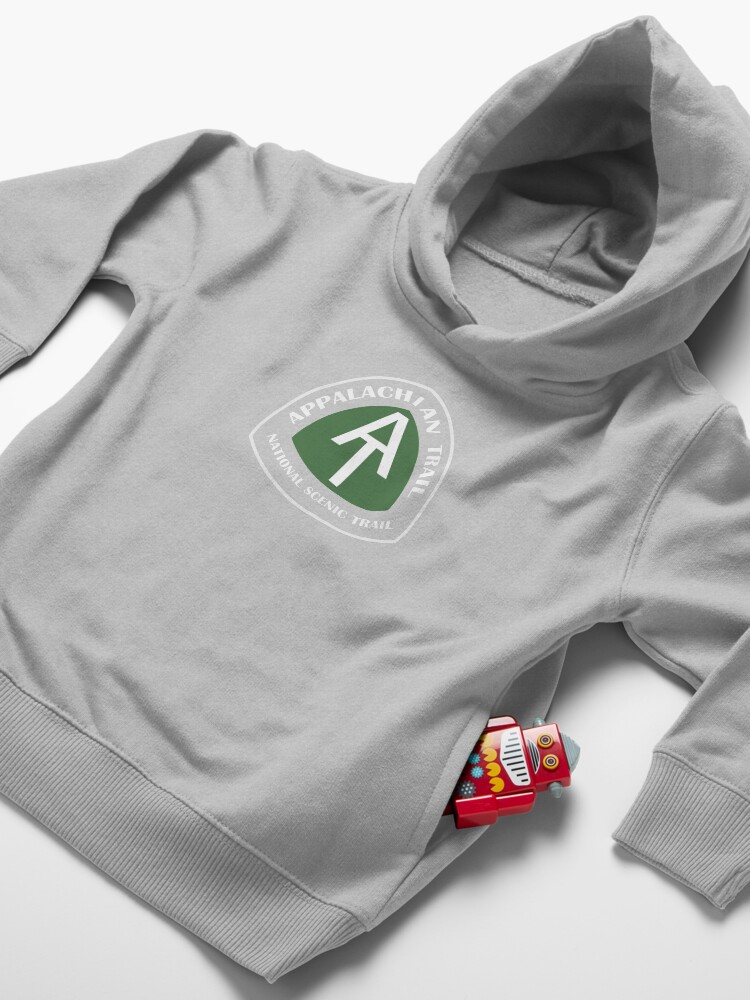 Alternate view of Appalachian Trail Vintage Trail Marker Toddler Pullover Hoodie