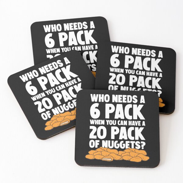 Artikelvorschau, Wer braucht eine 6er Packung, wenn Sie eine 20er Packung Hühnernuggets haben können? entworfen und verkauft von CrystalCrush.