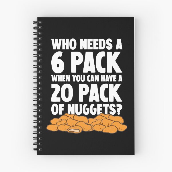 Item preview, Who needs a 6 pack when you can have a 20 pack of chicken nuggets? designed and sold by CrystalCrush.