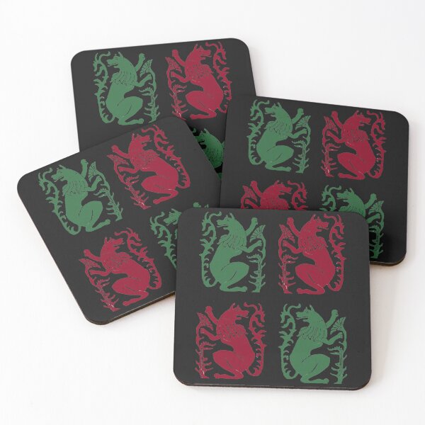 Item preview, Pattern, dragon, heraldic motif designed and sold by voicivoila.