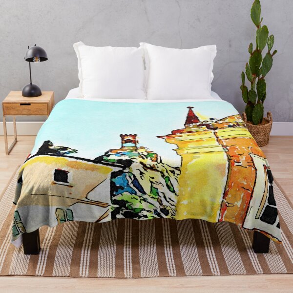 Item preview, Brisighella: pinnacle of he church and view of the tower designed and sold by Giuseppe Cocco.