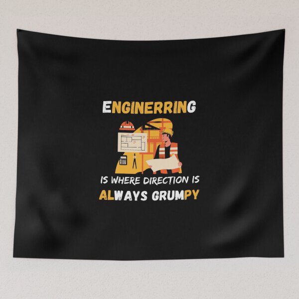 Item preview, Understanding Engineers - Engineering is where direction is always grumpy-engineer hhh designed and sold by mewsis.