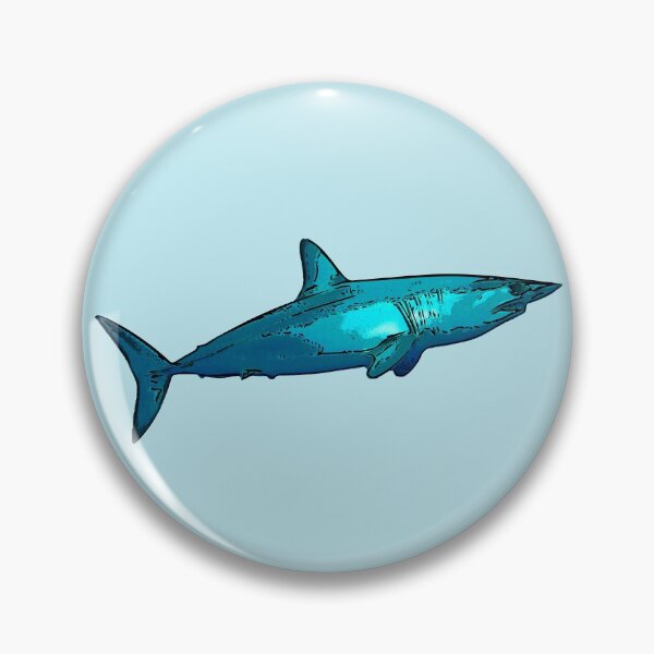 Item preview, Mako Shark Black Alternate Print  designed and sold by designsasstultd.