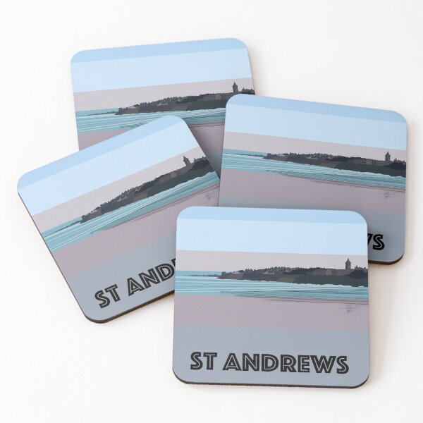 Item preview, West Sands at Sunset (with text), St Andrews, Scotland designed and sold by knileuh.