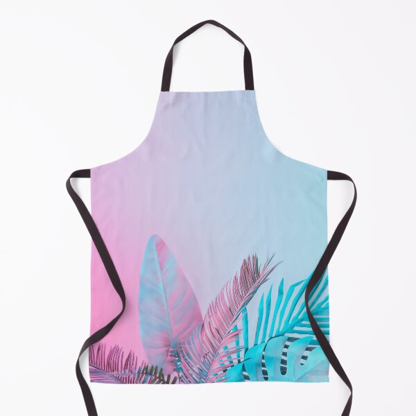 Item preview, Tropical and palm leaves in vibrant holographic neon colors designed and sold by Dear-Ashlin.