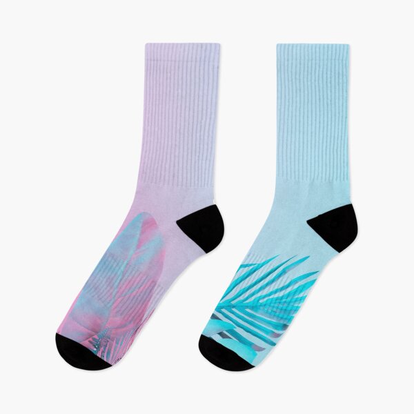 Item preview, Tropical and palm leaves in vibrant holographic neon colors designed and sold by Dear-Ashlin.