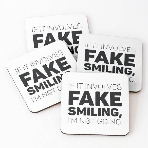 Item preview, Fake Smiling designed and sold by cherrific.
