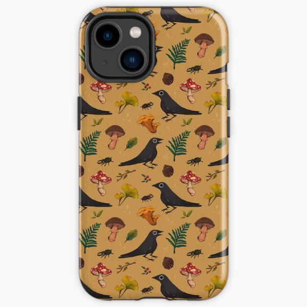 crows & shrooms iPhone Tough Case