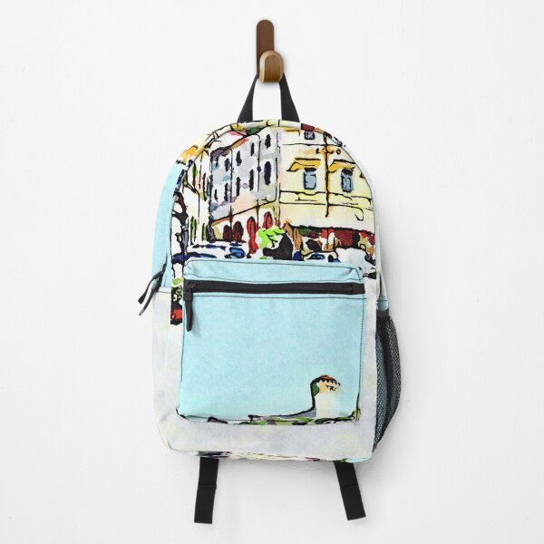 Item preview, Brisighella: square with hotel and view of the castle designed and sold by Giuseppe Cocco.