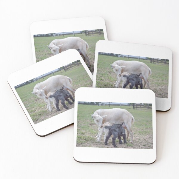 Item preview, Mom and baby goats  designed and sold by sarelitay.