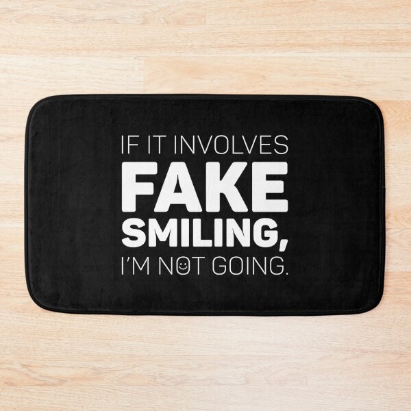 Item preview, Fake Smiling designed and sold by cherrific.