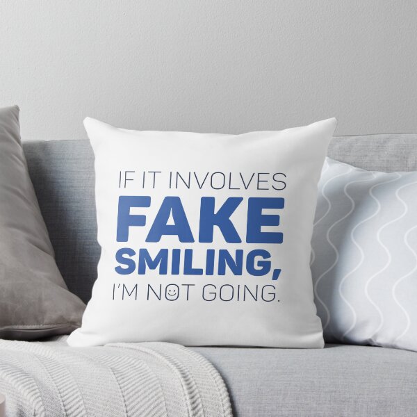 Item preview, Fake Smiling designed and sold by cherrific.