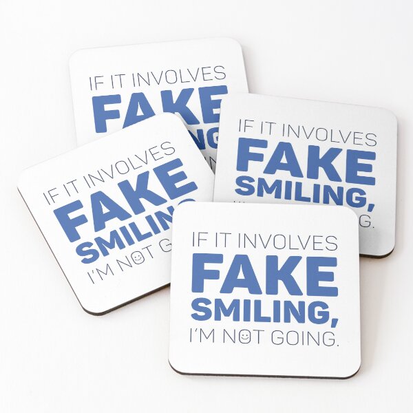 Item preview, Fake Smiling designed and sold by cherrific.