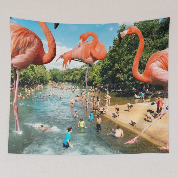 Item preview, Flamingo Shore designed and sold by MsGonzalez.