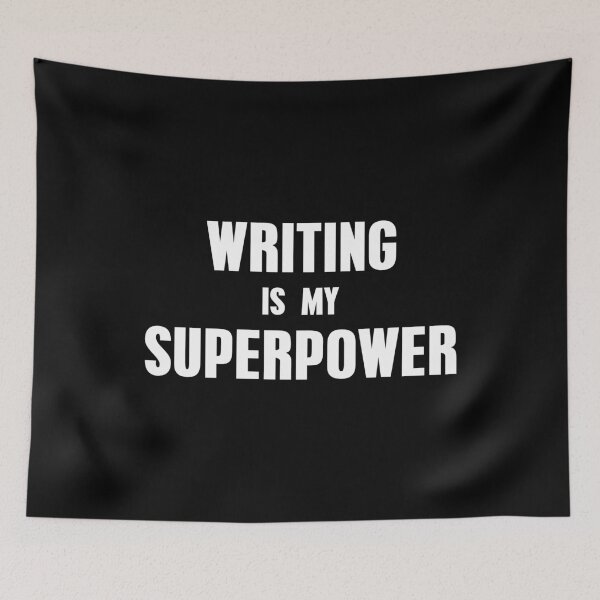 Item preview,   Writing is My Superpower designed and sold by Mariano Topno.