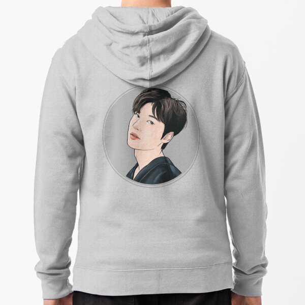 Lee min ho sketch <3 Zipped Hoodie