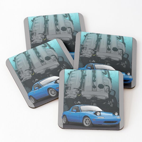Item preview, Mx5 / Miata NA MK1 illustration with BP18 engine designed and sold by ArtyMotive.