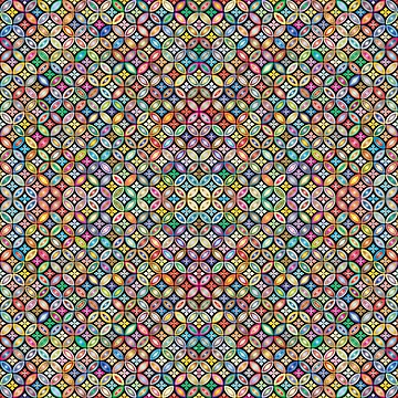 Artwork thumbnail, Colorful pattern by RueChiedza