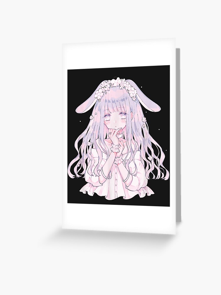 Aesthetic Anime Girl - Anime Kawaii Girl Classic . Greeting Card