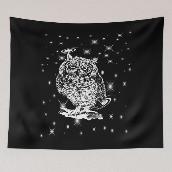Item preview, Carpe Noctem / White owl designed and sold by Wasef Baker.