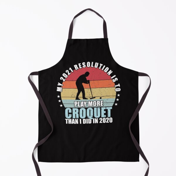 Item preview, Funny Croquet 2021 New Years Resolution Gift designed and sold by Dan66.
