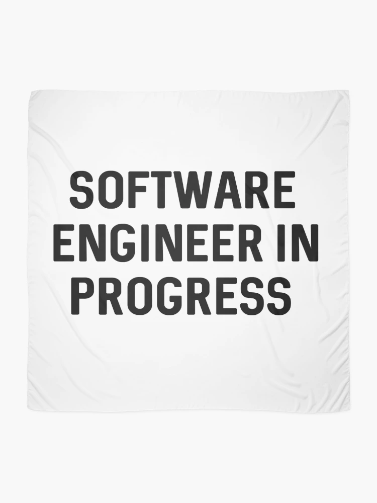Thumbnail 2 of 3, Scarf, Software Engineer In Progress designed and sold by ProtonProject.