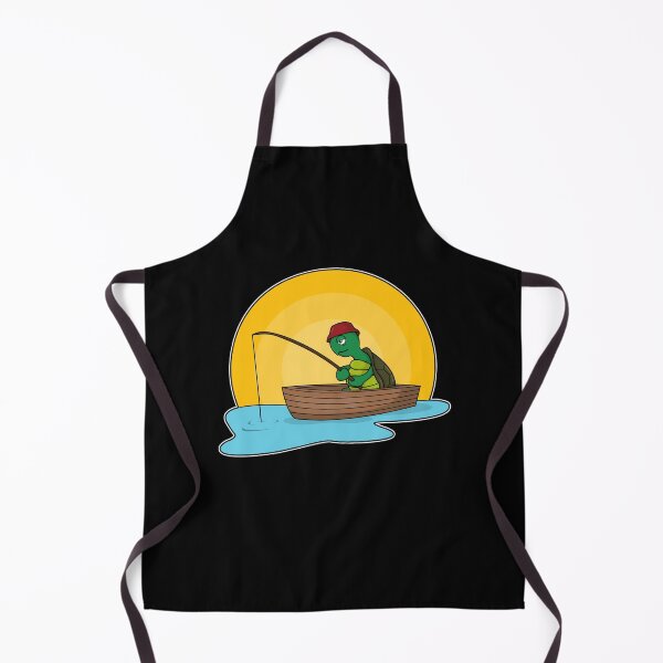 Aperçu de l'œuvre Turtle as Angler in Boat créée et vendue par Snabdesign84.