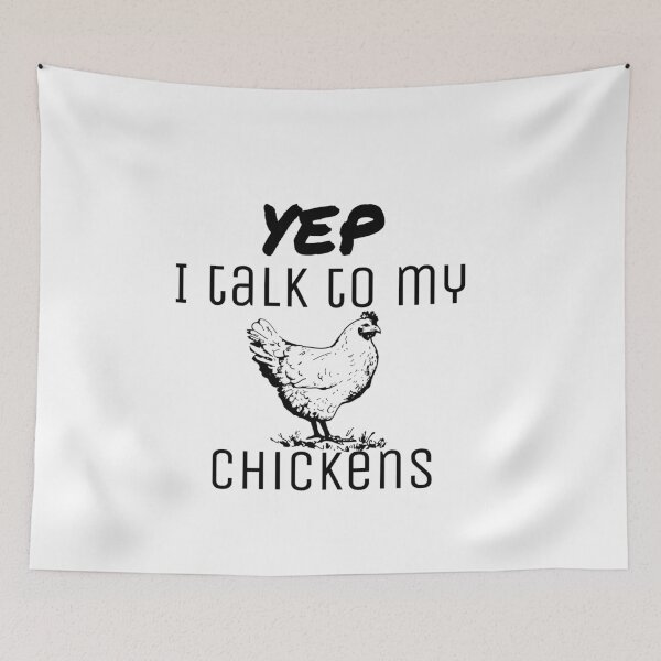 Item preview, Yep I Talk To My Chickens  designed and sold by Saritahosny1.