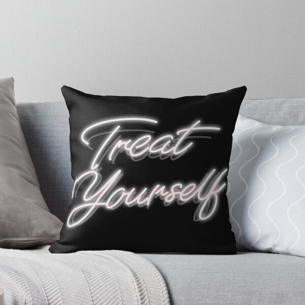Item preview, Treat yourself, Pink neon sign designed and sold by Tana-B.