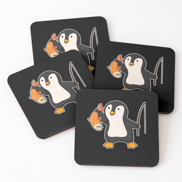 Item preview, Penguin as Angler with Fish designed and sold by Snabdesign84.