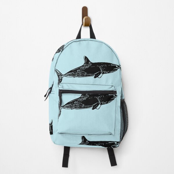 Item preview, Mako Shark Black Print designed and sold by designsasstultd.