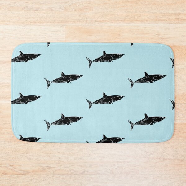 Item preview, Mako Shark Black Print designed and sold by designsasstultd.