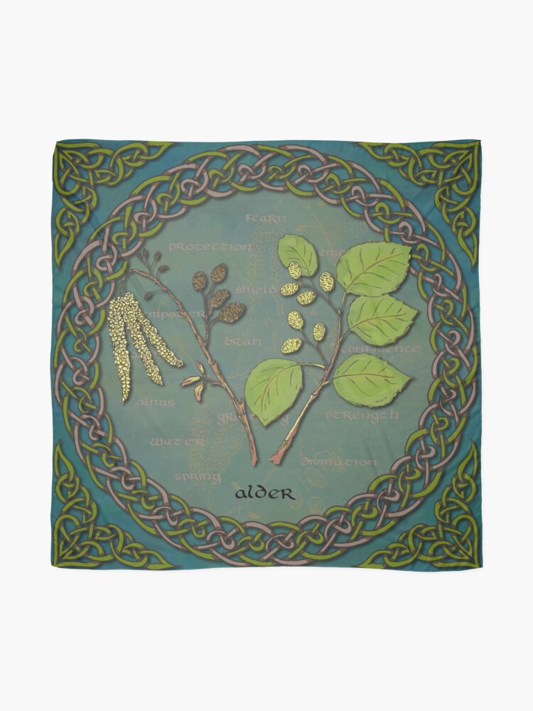 Alternate view of Celtic Alder Scarf
