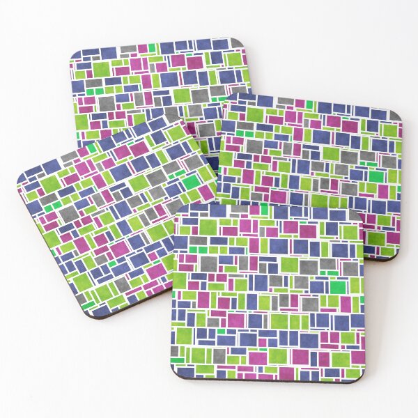 Item preview, Vibrant Funky Colorful Mondrian designed and sold by Kaleiope Studio.