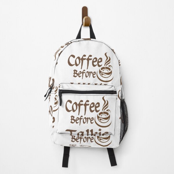 Item preview, Coffee Before Talkie funny tshirt designed and sold by Trendora Studio.