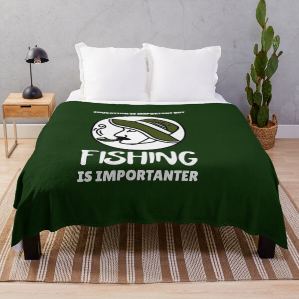 Item preview, Education is Important but Fishing is Importanter designed and sold by MariusMunteanu.