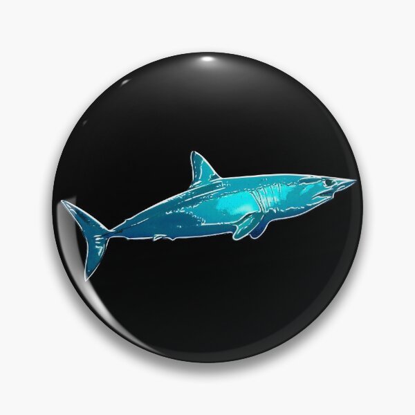 Item preview, Mako Shark White Alternate Print designed and sold by designsasstultd.