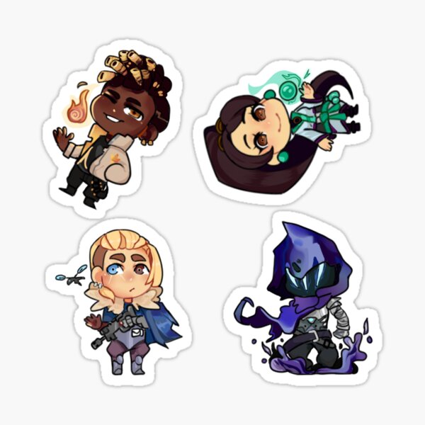 feuille d'agent valorant 1 Sticker