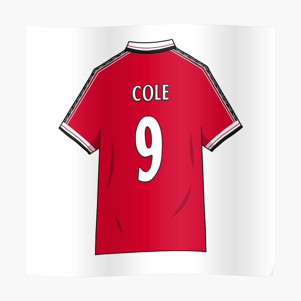 Andy Cole 1999 Jersey Sticker for Sale by Zgjimi17