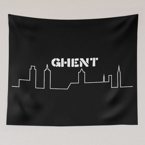 Item preview, The skyline of the city of Ghent in Flanders, Belgium designed and sold by RickTellon.